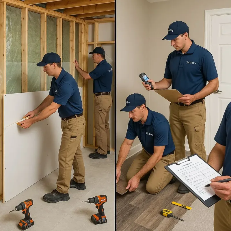 Repairs and Reconstruction process in Bothell East, WA